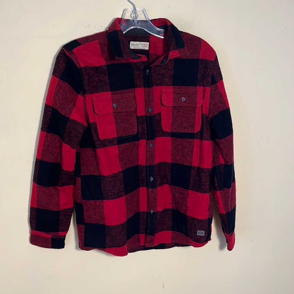 ZARA Boy’s Flannel Shirt Size 13/14